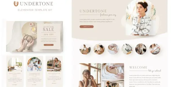 Undertone – Business Services & Shop Elementor Template Kit